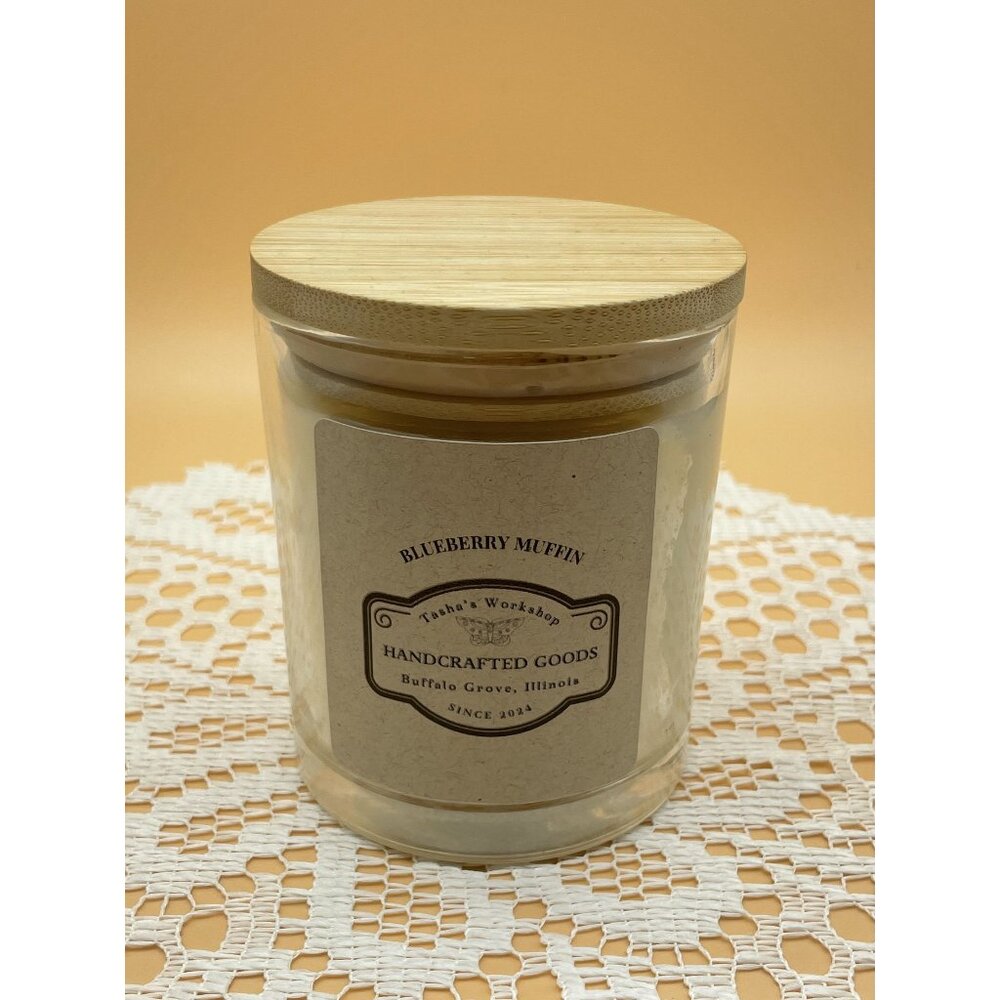 Hand crafted Blueberry Muffin Soy Wax Candle 10oz